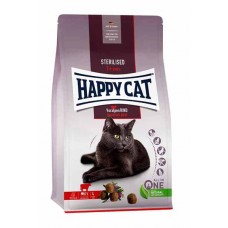 Happy Cat Sterilised Adult Voralpen Rind корм с говядиной